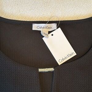 Calvin Klein Quarter Sleeve Top Large NWT